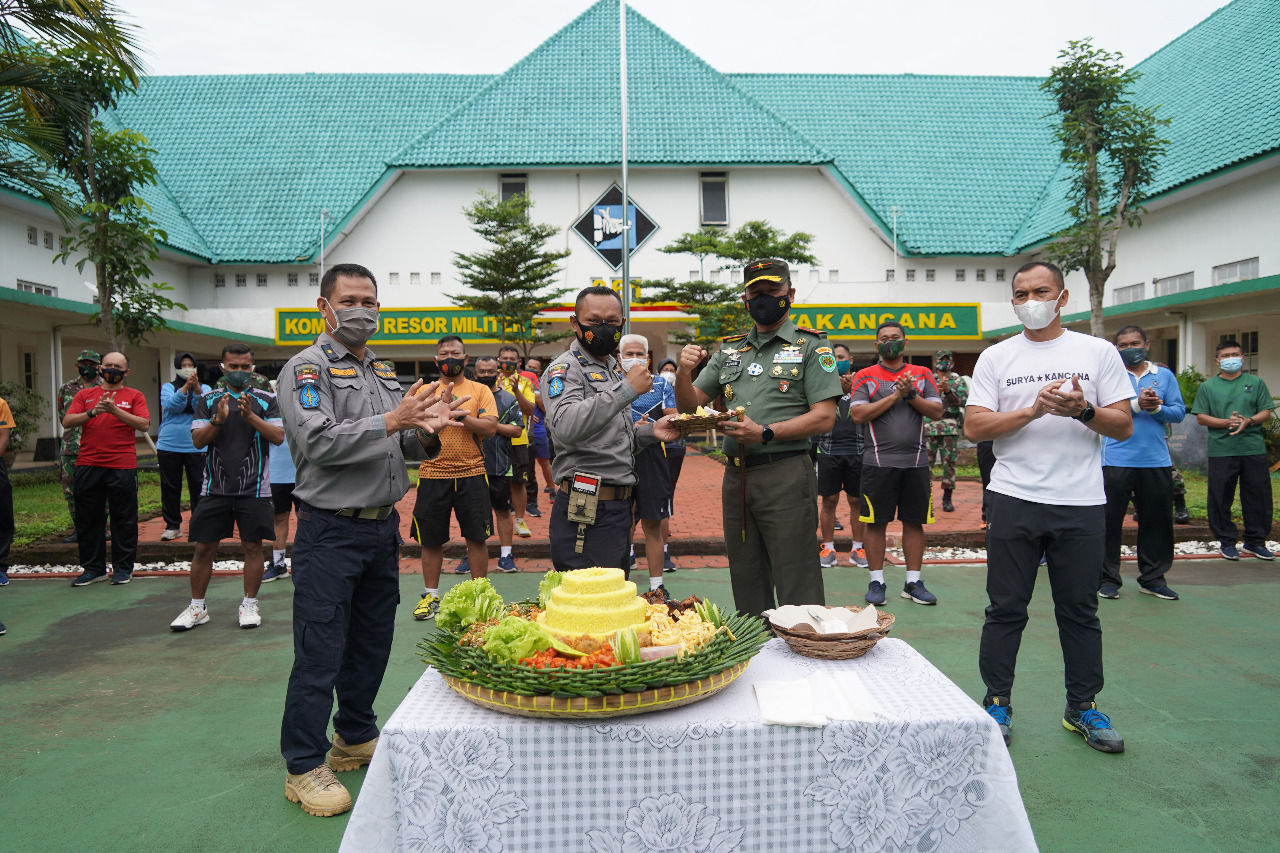 Peringati HUT Dinas Penerangan Angkatan Darat ke – 70, Penrem 061/SK Merayakannya dengan Sederhana