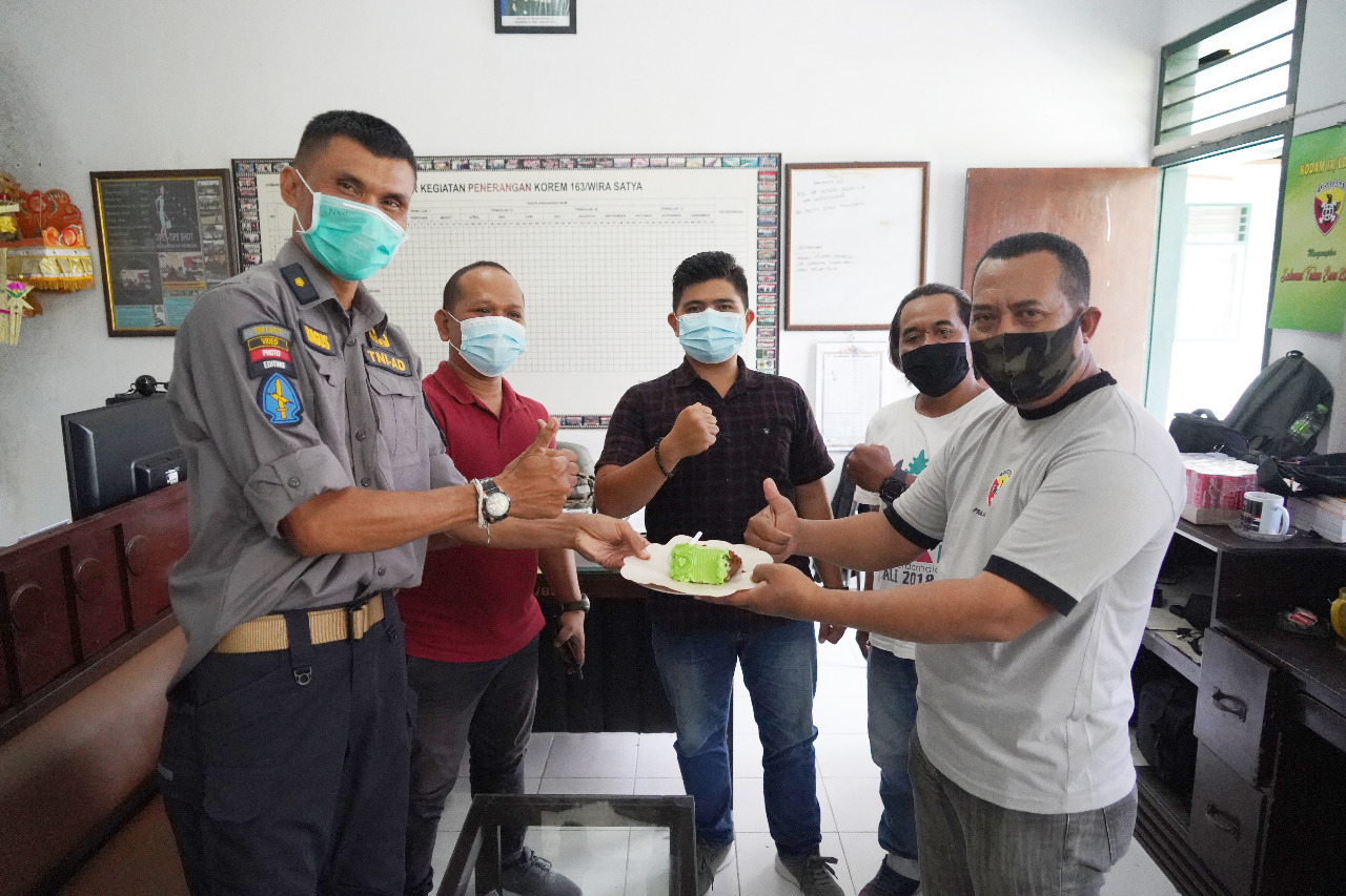 Peringatan Hut Ke 70 Penerangan Angkatan Darat, Penrem 163/Wira Satya Solid Bersama Media