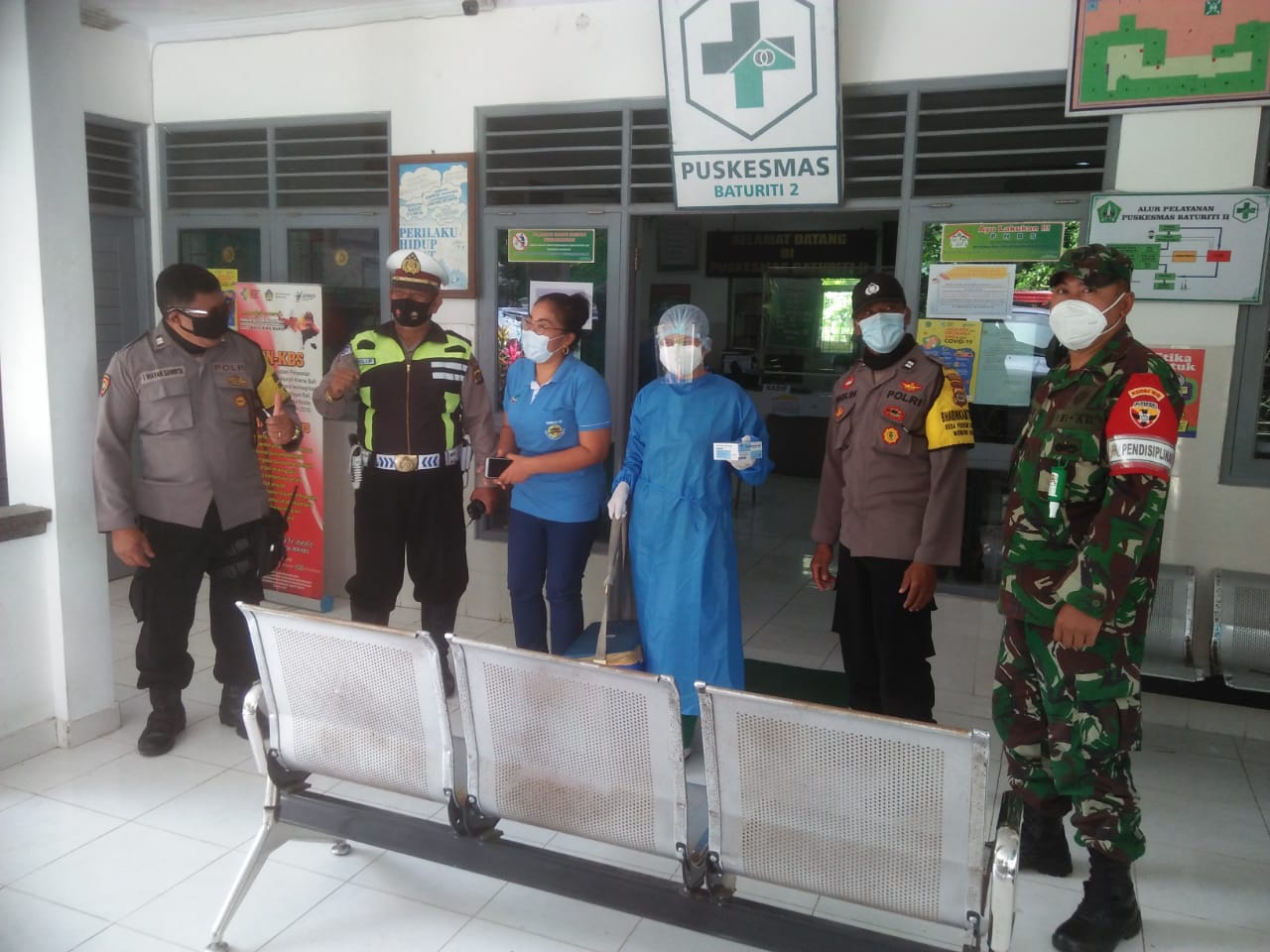 Kodim Tabanan Serius Mengawal dan Mensukseskan Vaks diinasi Tabanan