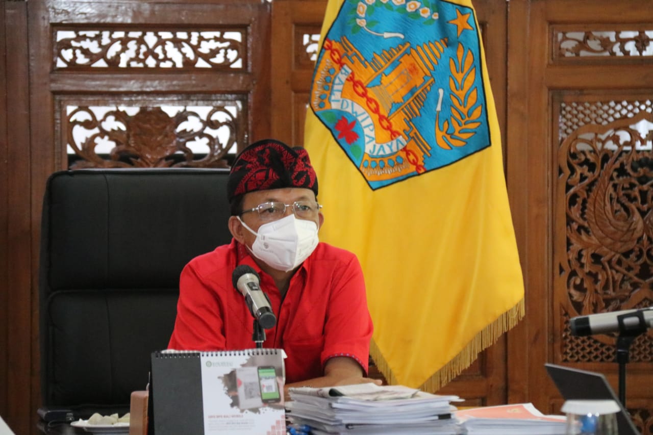 Gubernur Koster Ikuti Rilis Data Kependudukan Secara Bersama-Sama BPS-Kemendagri