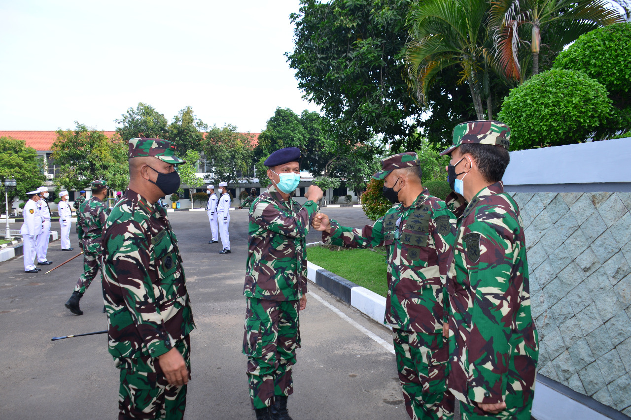 Lantamal V Terima Kedatangan Tim Reviu Itjenal Mabesal