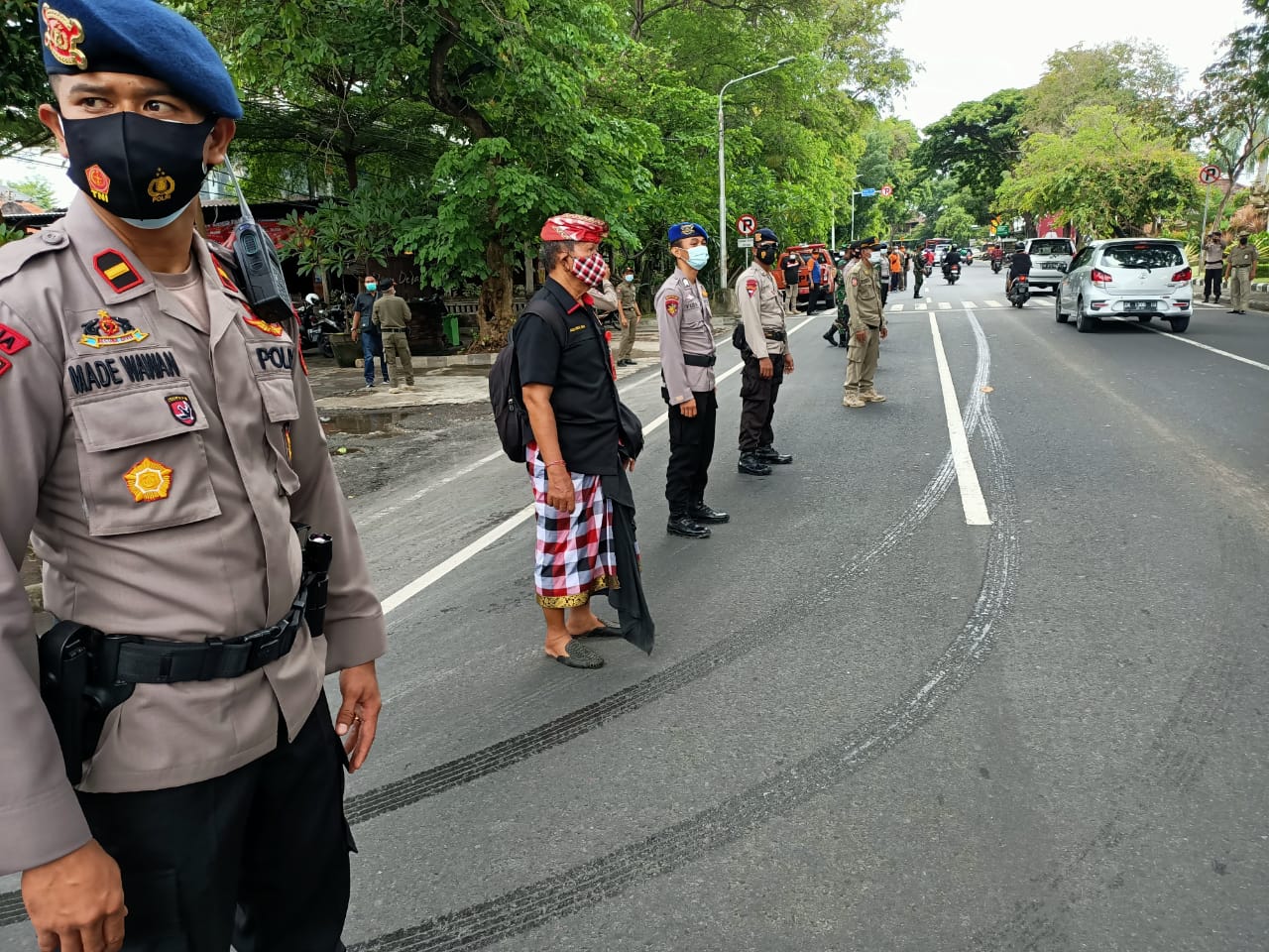 MDA Provinsi Bali Utus Personel Pasikian Pacalang dalam Operasi Yustisi Covid-19