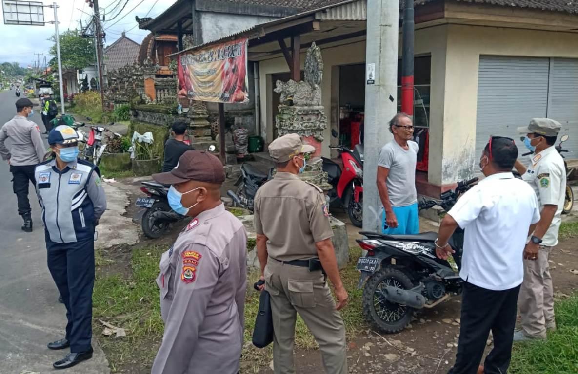 Tim Yustisi PPKM Kabupaten Tabanan Intens Gelar Sidak