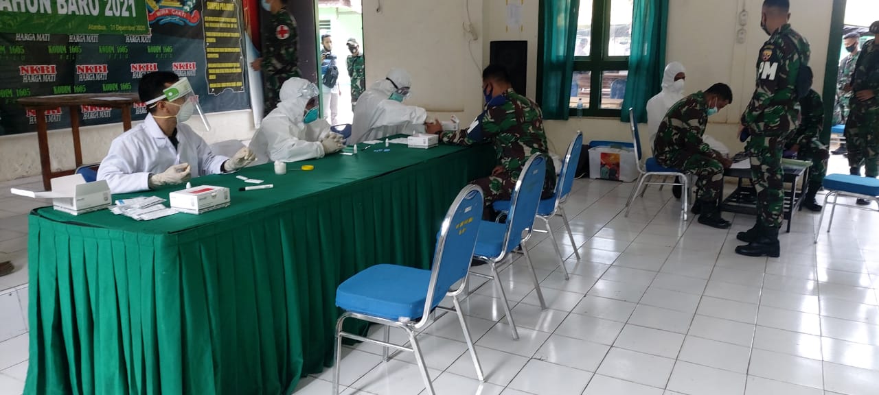 Kodim 1605/Belu Lakukan Pemeriksaan Anti Body
