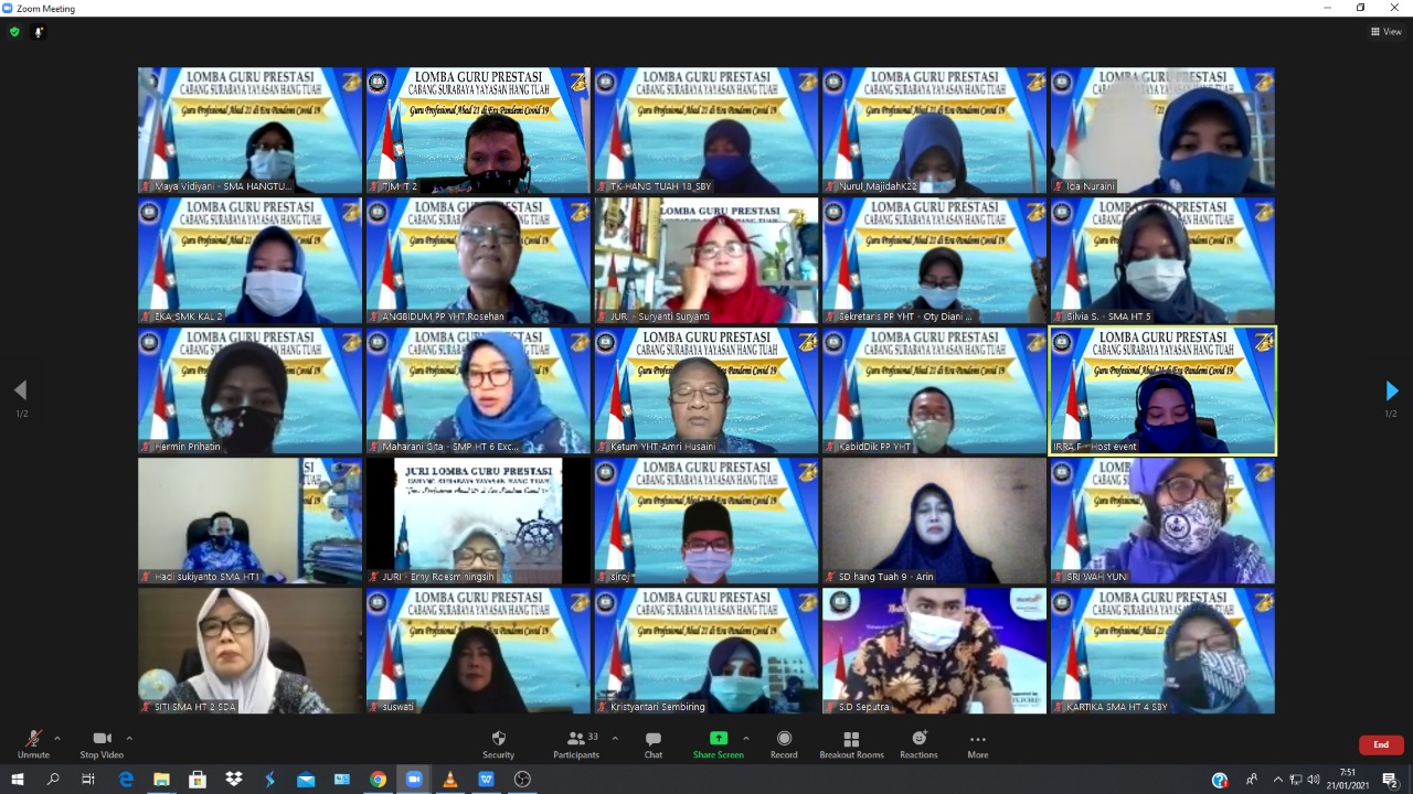 Yayasan Hang Tuah Gelar Lomba Guru Berpretasi