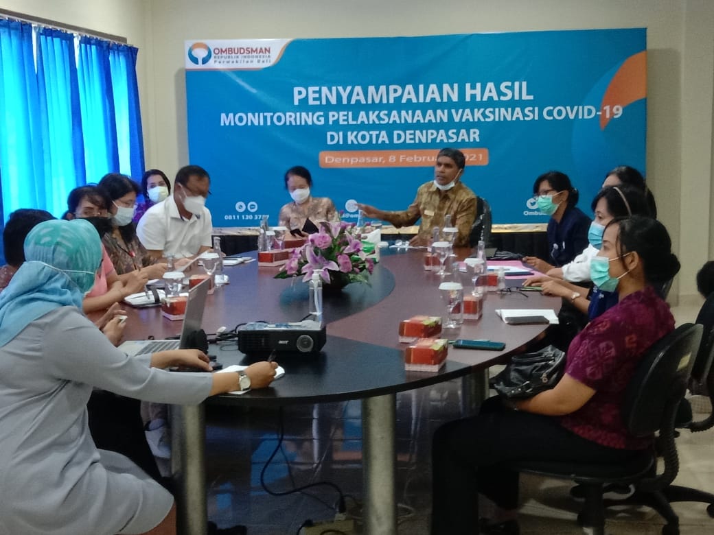 Hasil Monitoring Vaksin Covid19, Ombudsman Bali Sebut Data Vaksin masih Simpangsiur