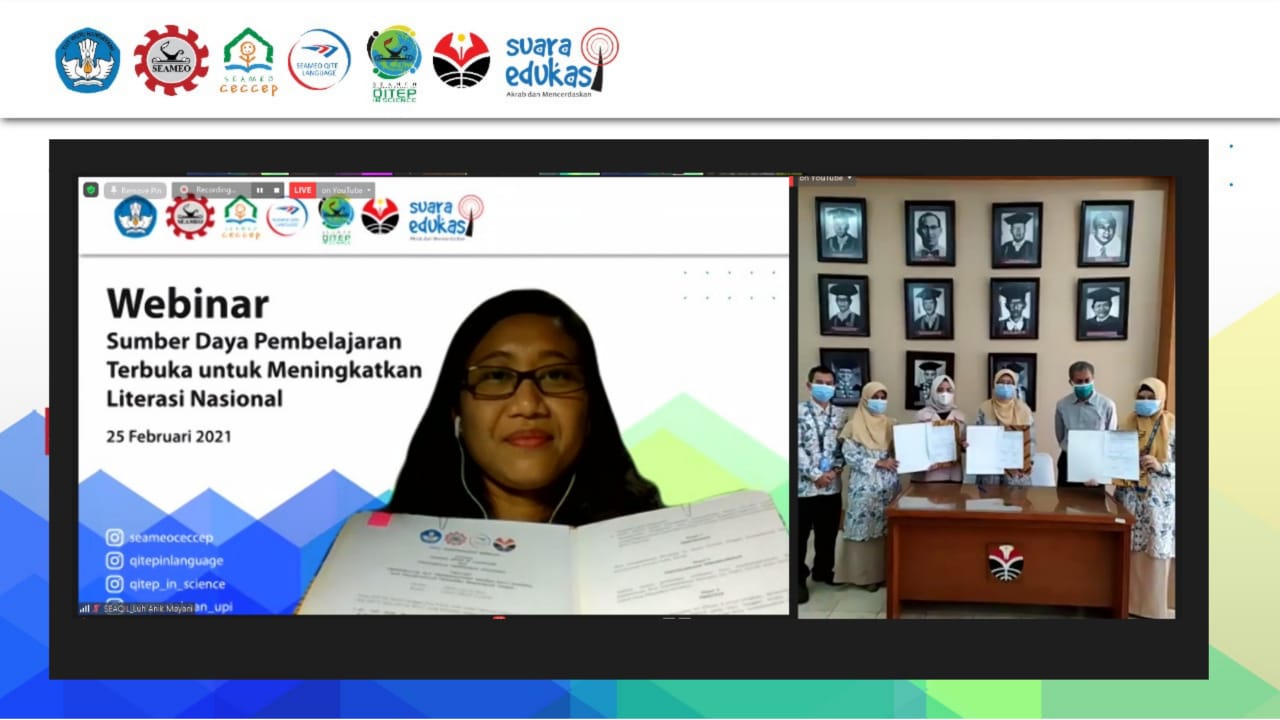 Kemendikbud Dorong SEAMEO Centre Indonesia Bentuk Ekosistem Pembelajaran Terbuka