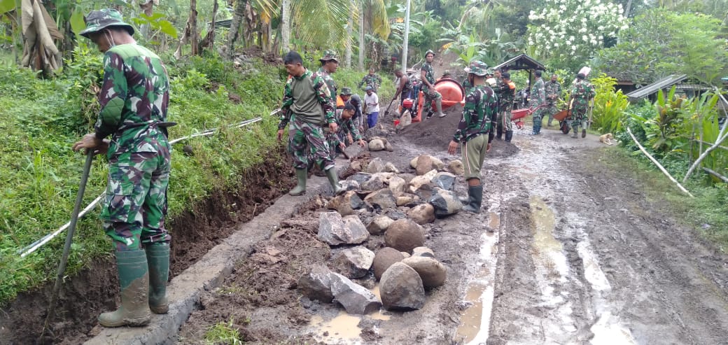 Dandim Jembrana Cek Langsung Progres Pra TMMD di Hari Terakhir, Sekaligus Yakinkan Kesiapan Menjelang Pembukaan