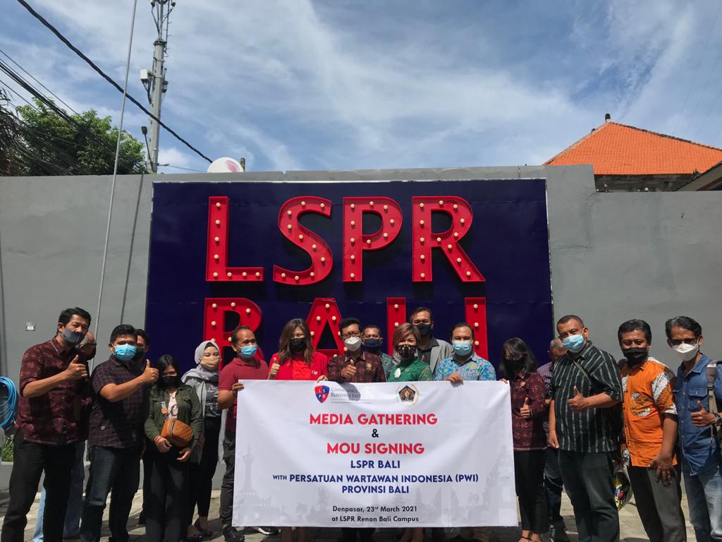 LSPR – PWI Bali Teken Kesepakatan Pengembangan SDM Jurnalis di Bali