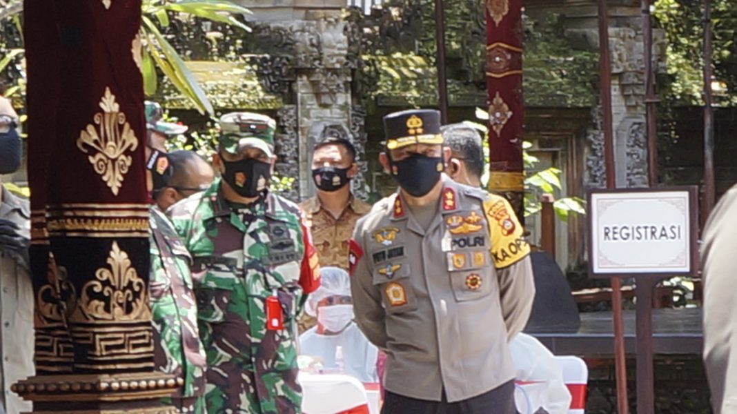 Kapolda Bali dan Pangdam IX Udayana Pimpin Pengamanan Presiden Saat Berkunjung ke Ubud Bali