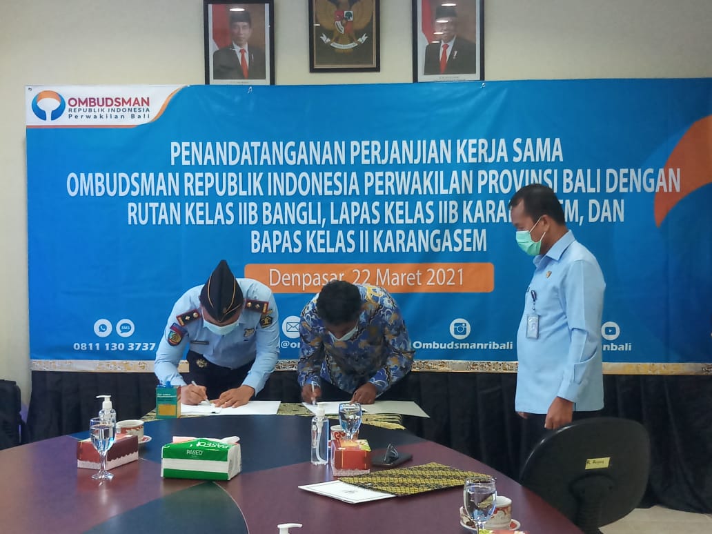 Dukung Pengawasan Eksternal, Karutan Bangli Teken Perjanjian Kerjasama