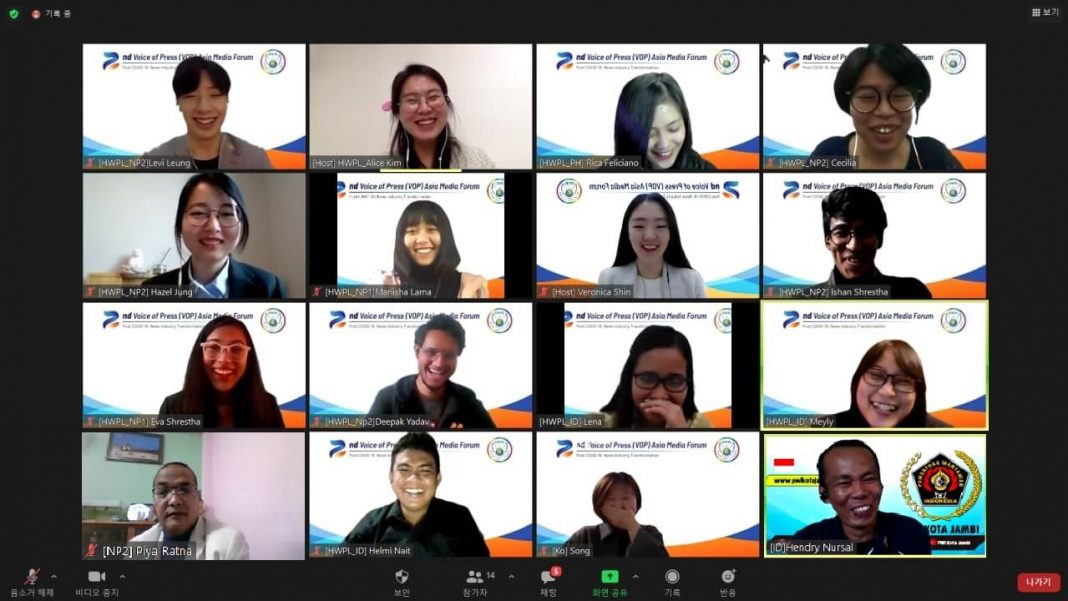 Para Jurnalis Dari 4 Negara di Asia Mendiskusikan Tantangan Industri Media Pasca Covid-19