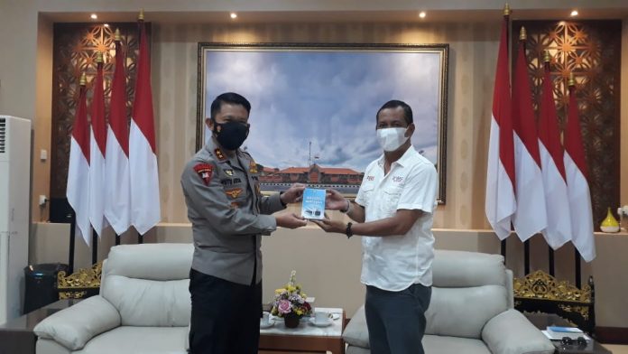 kapolda Bali dan ketua SMSI