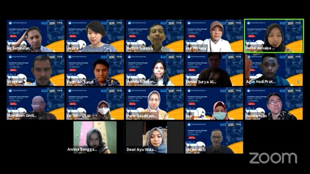 Dirjen Dikti Gelar Hari Pertama Pembekalan Program Kampus Mengajar Angkatan I Tahun 2021