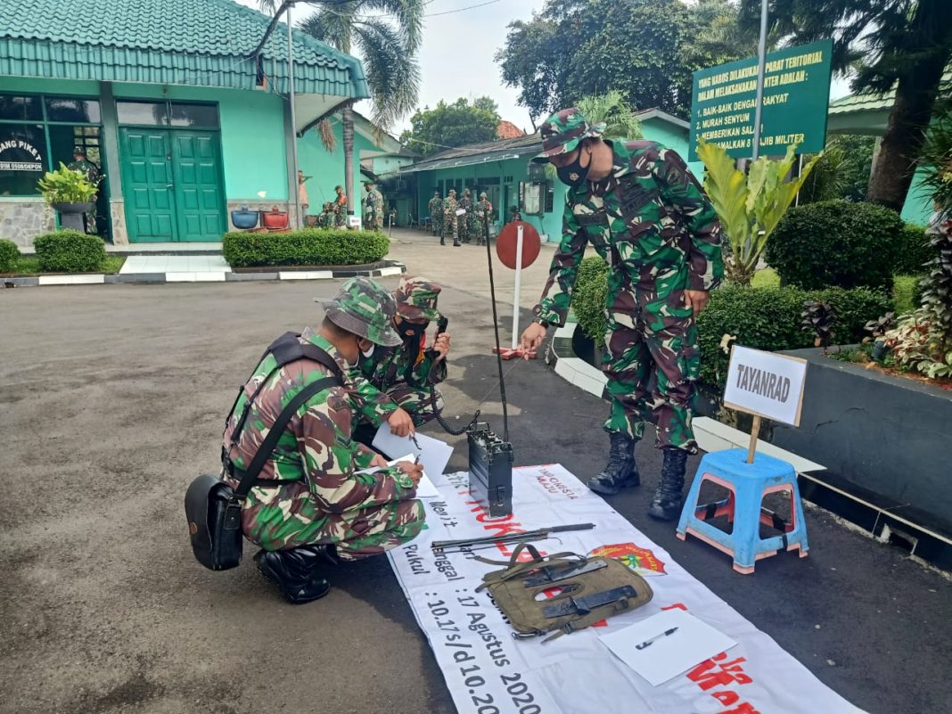 Mengasah Kemampuan Prajurit, Kodim 0508/Depok Laksanakan UTP dan UTJ