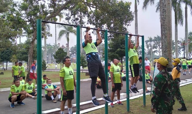 Dengan Tetap Pedomani Prokes, Prajurit Korem 071/Wijayakusums Ikuti Tes “GARJAS UKP”
