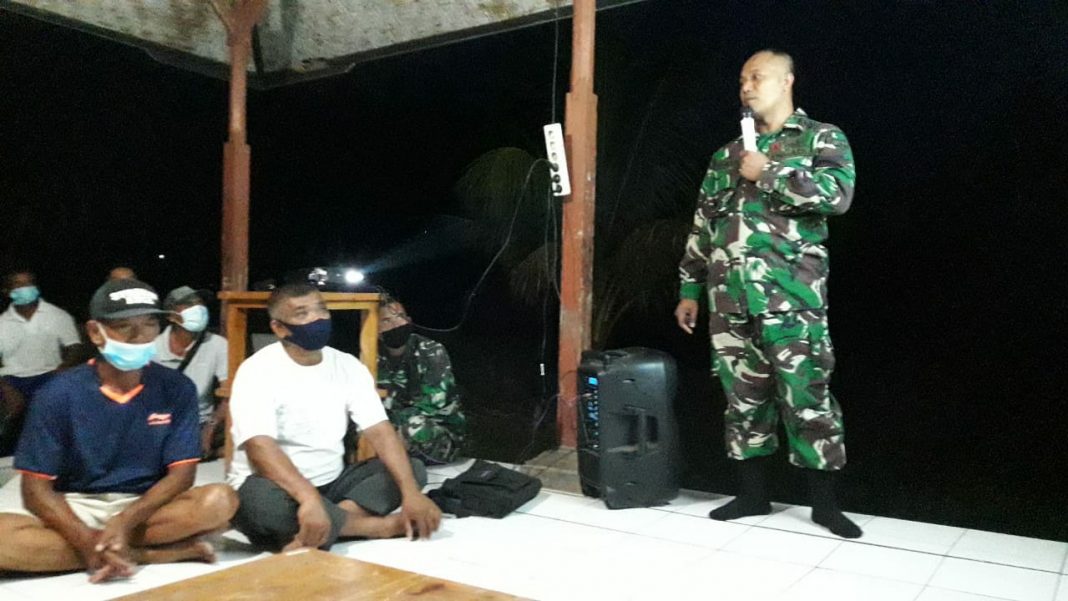 TMMD Ke 110 Kodim Jembrana Gelar Penyuluhan Wasbang Bagi Masyarakat Desa Batuagung