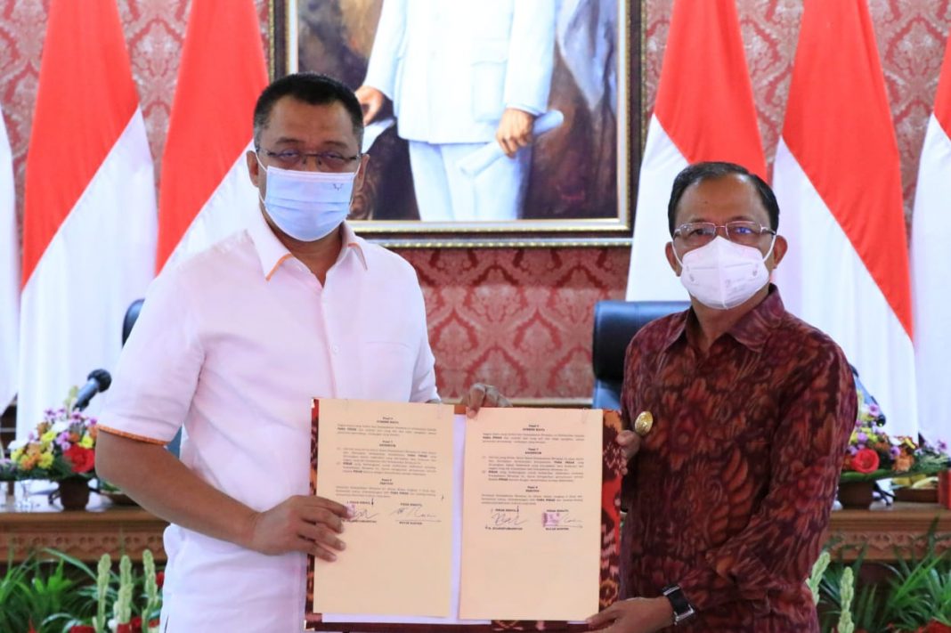 Gubernur Bali dan Gubernur NTB Tandatangani 6 Kesepakatan Kerjasama Pembangunan Daerah