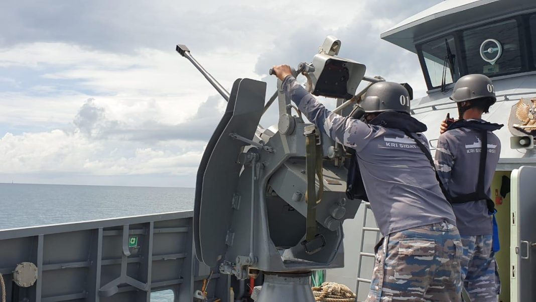 TNI AL dan TNI AU Gelar Patroli Gabungan di Perairan Ambalat