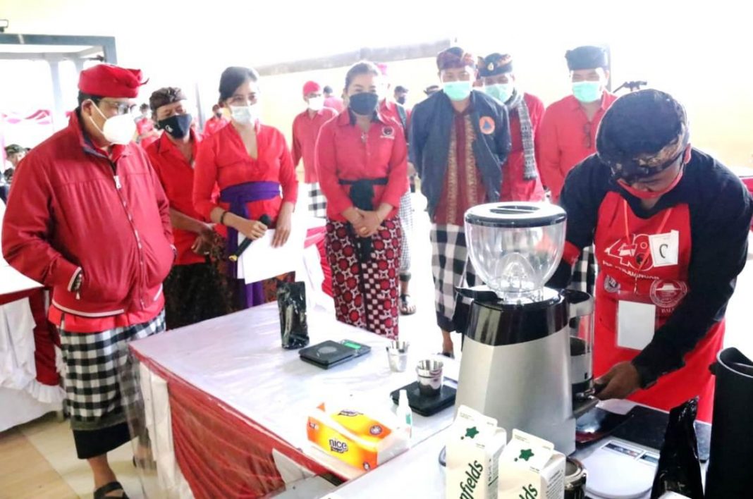 Hadiri Lomba Barista Kopi Bali, Bupati Sanjaya ingin Barista Kopi Tabanan Semakin Terampil dan Profesional