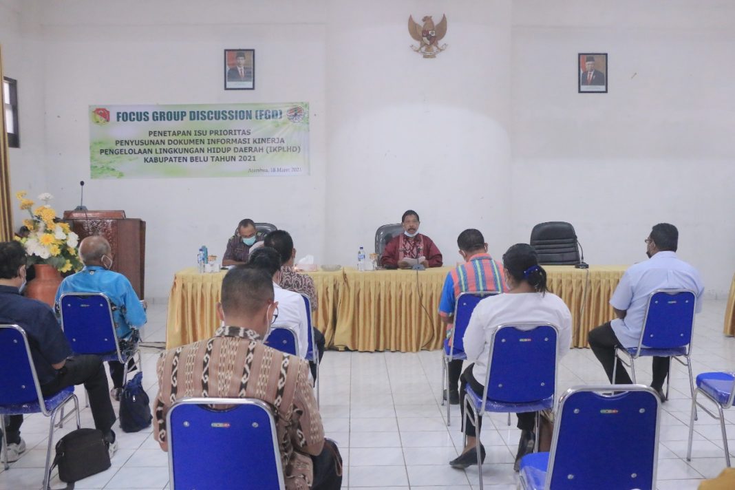 Pemkab Belu Gelar FGD Bahas Sejumlah Isu Prioritas Pengelolaan Lingkungan Hidup