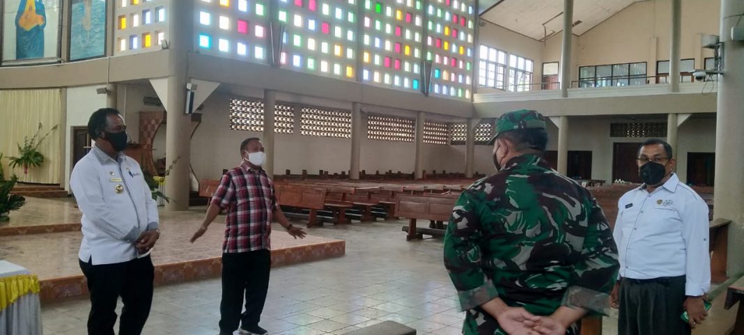 Jelang Perayaan Paskah 2021, PJ Bupati Belu Pantau Beberapa Gereja