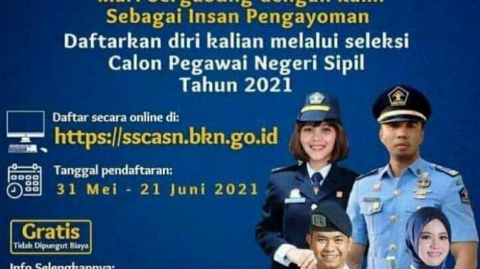 Kemenkumham Buka 4500 Formasi CPNS