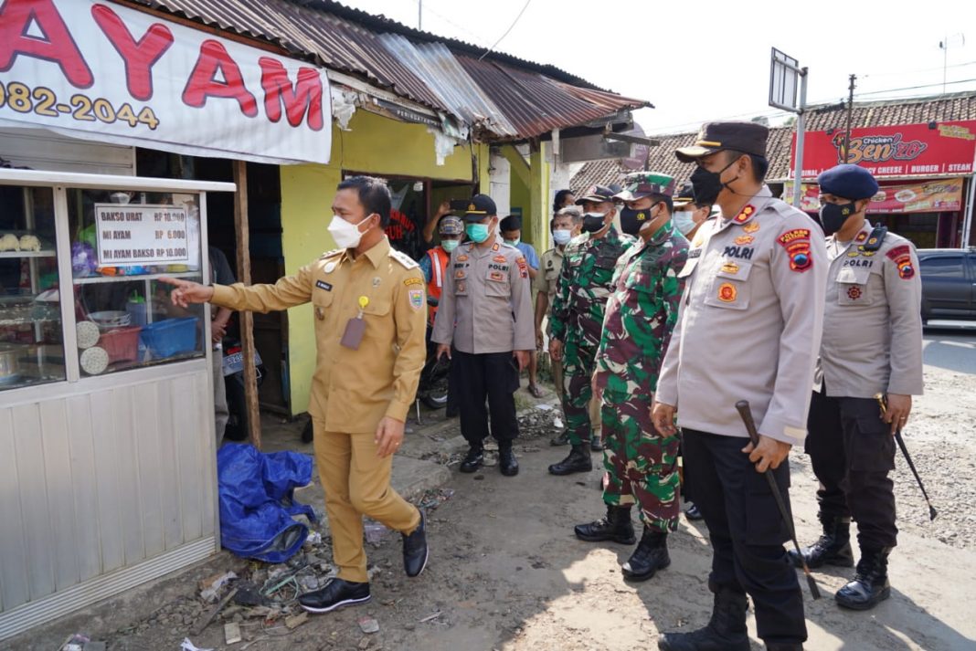 Pastikan PPKM Darurat Berjalan Baik, Tiga Pilar di Batang Pantau Objek Wisata dan Pasar