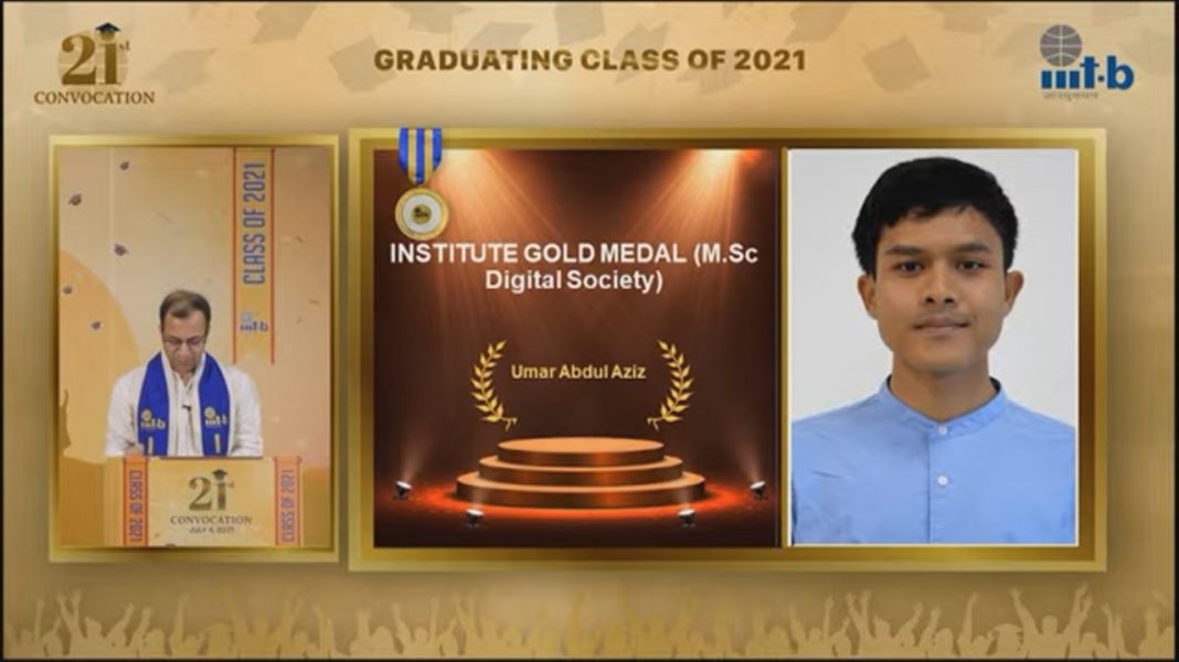 Mahasiswa Indonesia Raih Prestasi Wisudawan Terbaik dan Penghargaan Institute Gold Medal Master of Digital Society di India