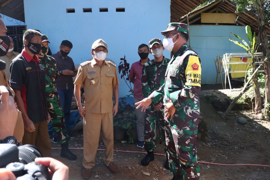 Pastikan TMMD Banjarnegara Sesuai Progres, Tim Wasev TMMD PJO Turun Ke Lokasi
