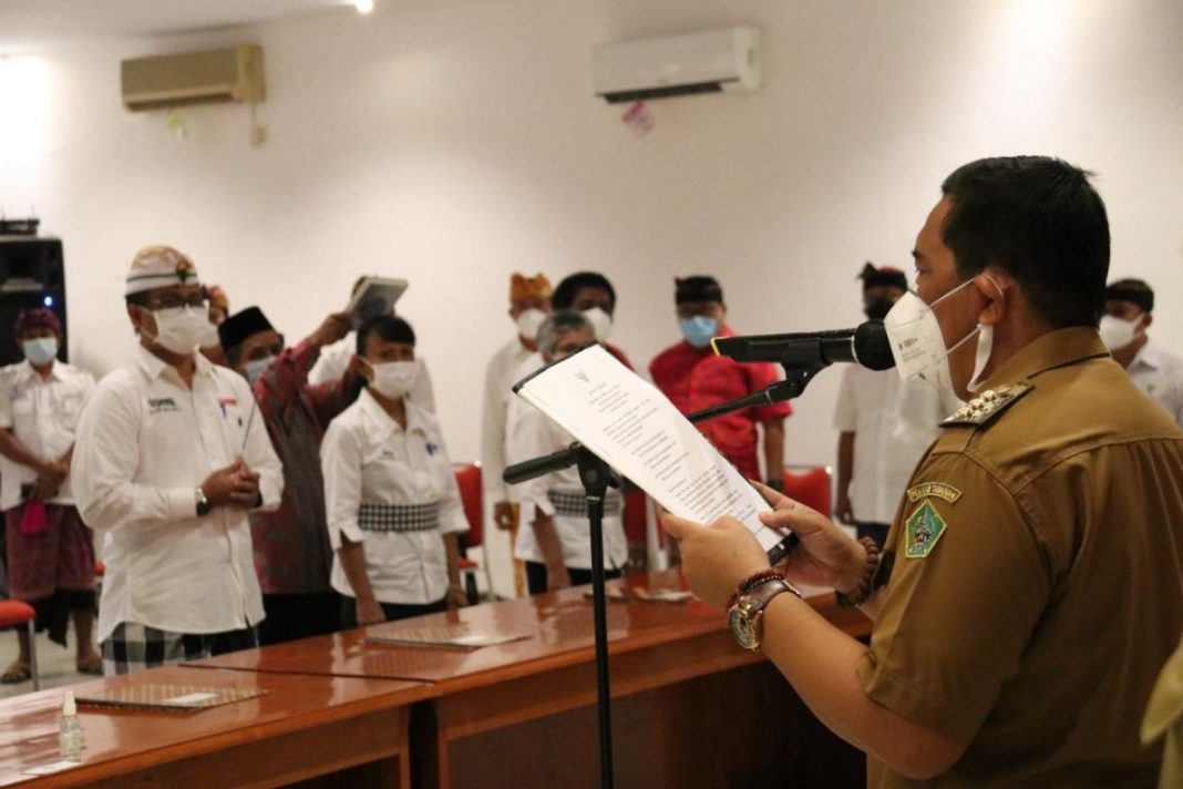 Bupati Sanjaya Lantik Pengurus Badan Promosi Pariwisata Daerah Tabanan