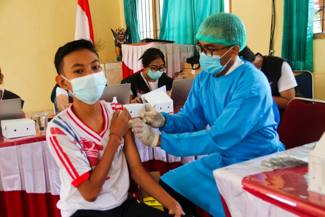 Vaksinasi Remaja, 2.262 Orang di Buleleng Telah Tervaksin