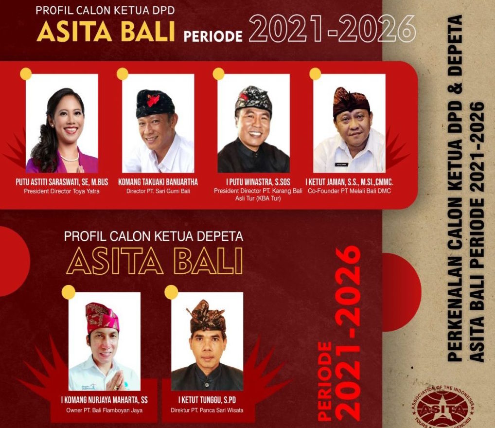 4 Kandidat Akan Bertaruh pada Musda XIV Asita Bali