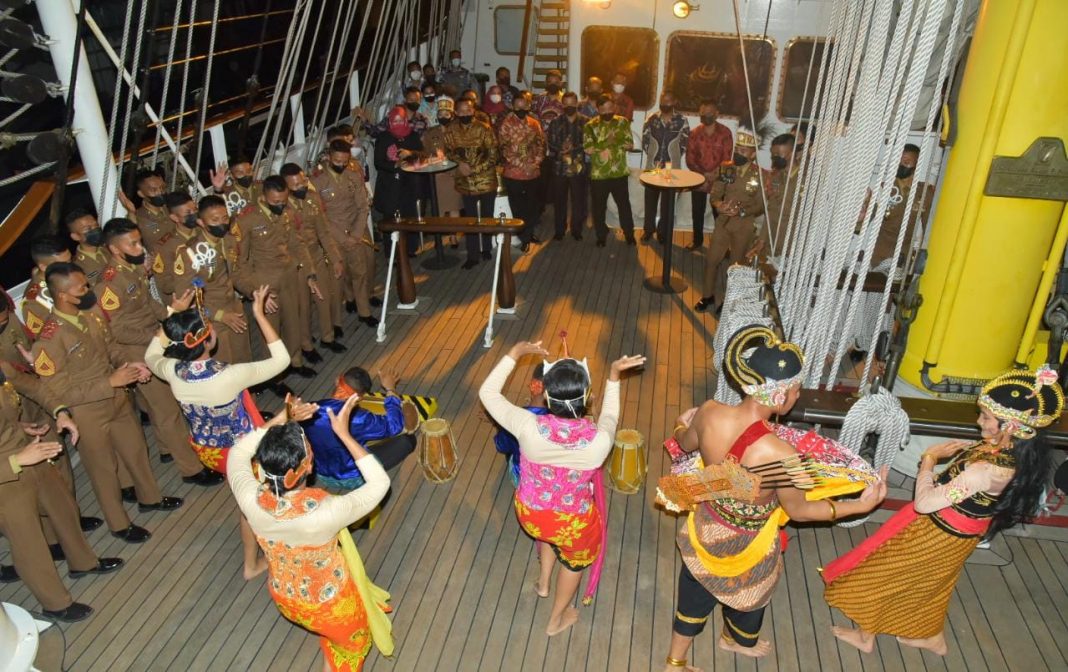 Cocktail Party KRI Bima Suci Beserta Satgas Operasi (KJK) 2021 di Jayapura