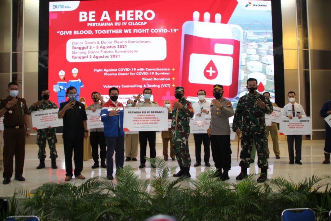 TNI AL di Cilacap Donorkan Plasma Konvalesen Untuk Pasien Covid-19