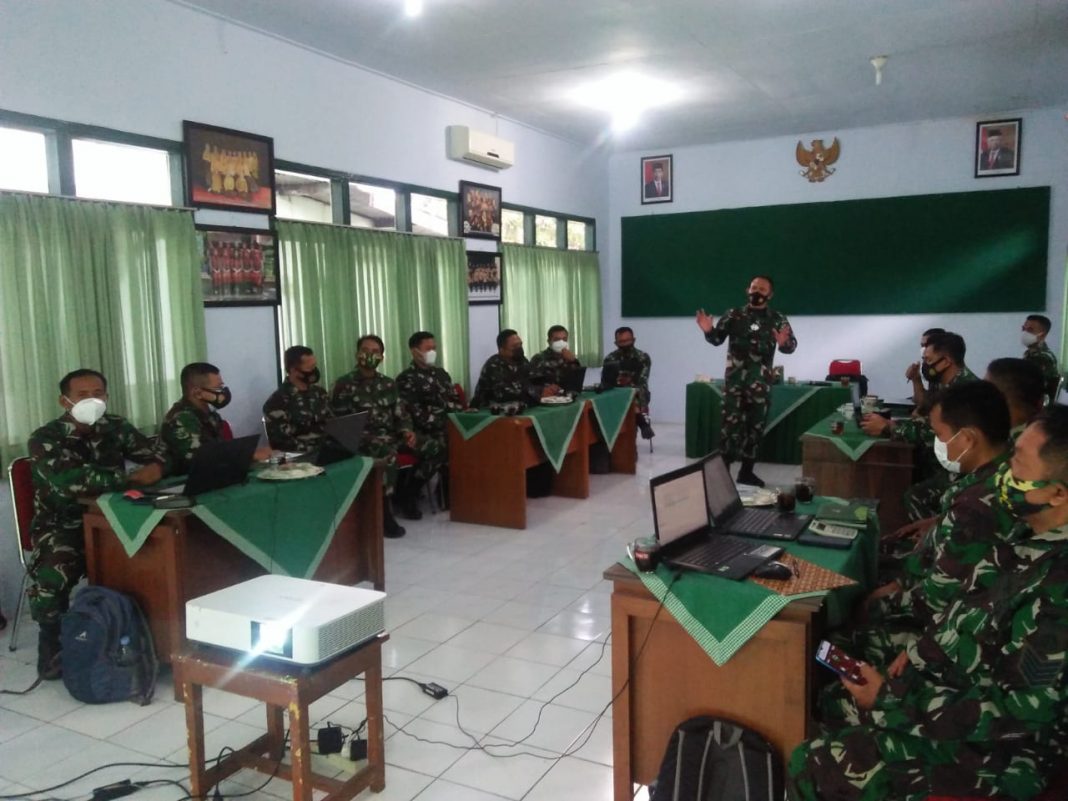 Korem 071/Wijayakusuma Lakukan Rakornis Guna Sinkronisasi Data Covid-19