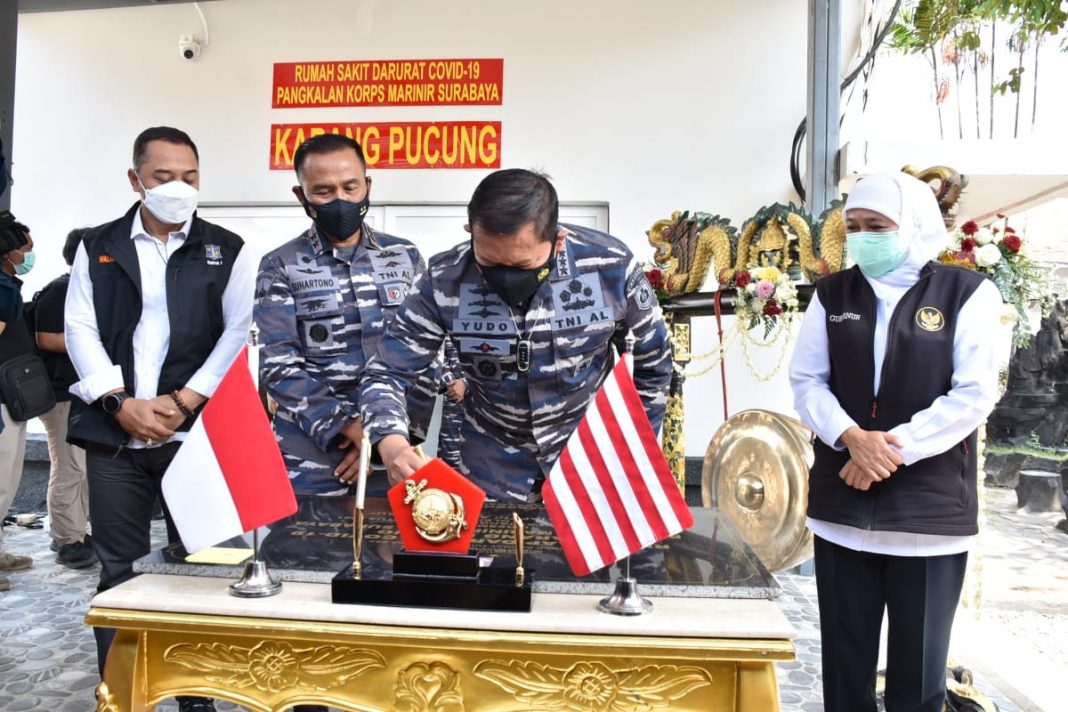 Danpuspenerbal Dampingi kasal Kunker di Surabaya