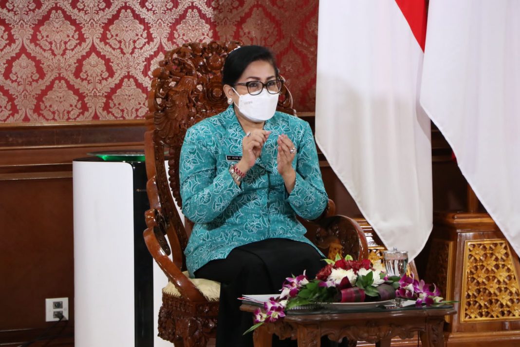 Ny Putri Koster Minta Kader PKK Akselerasi Vaksinasi Covid 19 Bagi Difabel