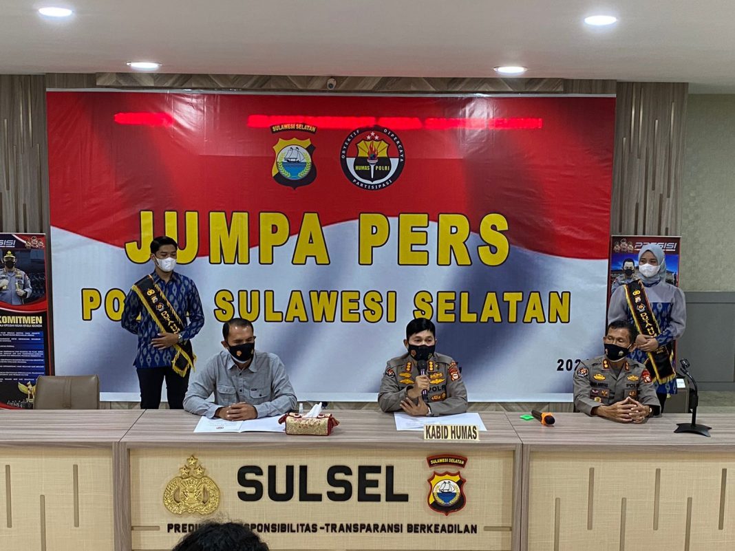 Kabid Humas Polda Sulsel Pimpin Press Release Pengungkapan 40 Kg Shabu dan 4.000 Butir Ekstasi