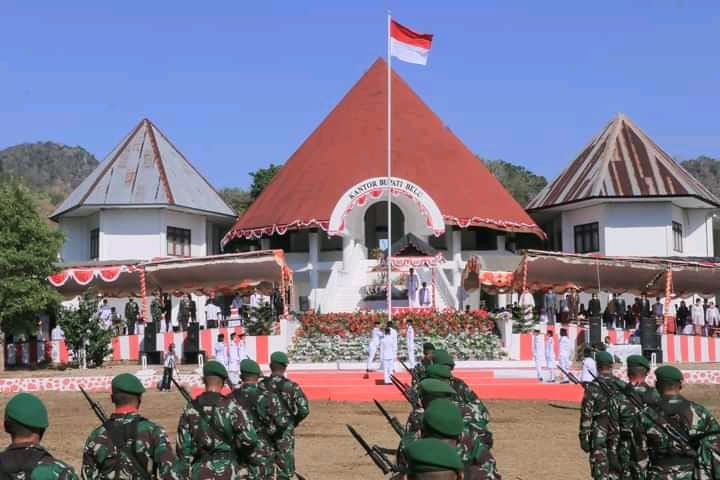 Pimpin Upacara HUT RI ke-76, Ini Pidato Bupati Belu!