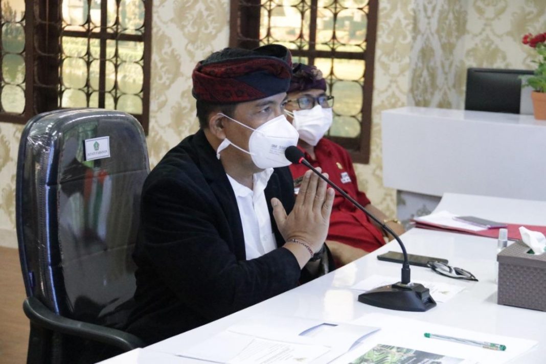 Sanjaya Paparkan Program dan Potensi Alam Tabanan dalam Webinar Indonesia – Taiwan Technology Cooperation Forum 2021