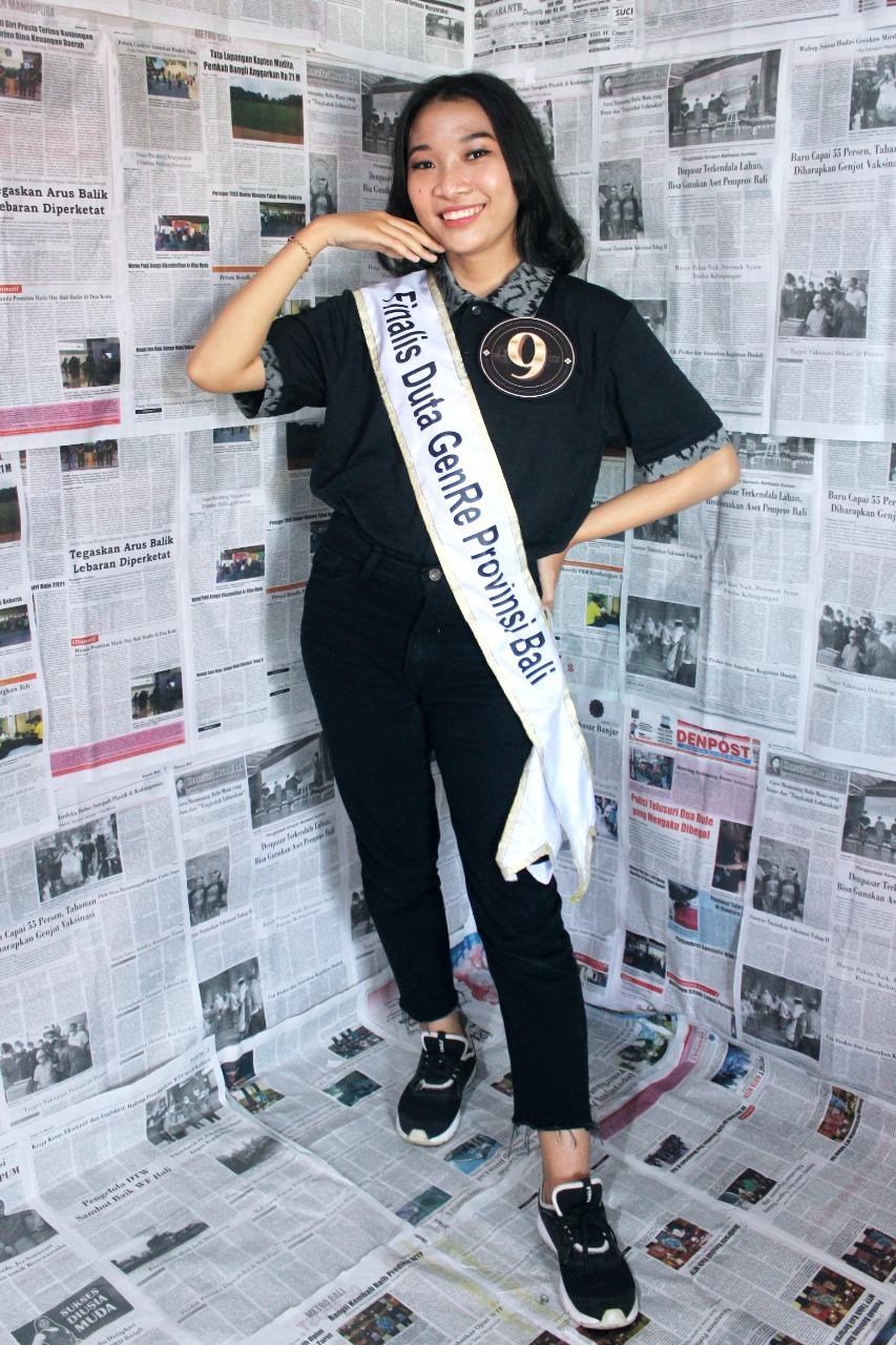 Wakili Tabanan, Ayu Respani Raih Juara 1 Duta Genre Provinsi Bali