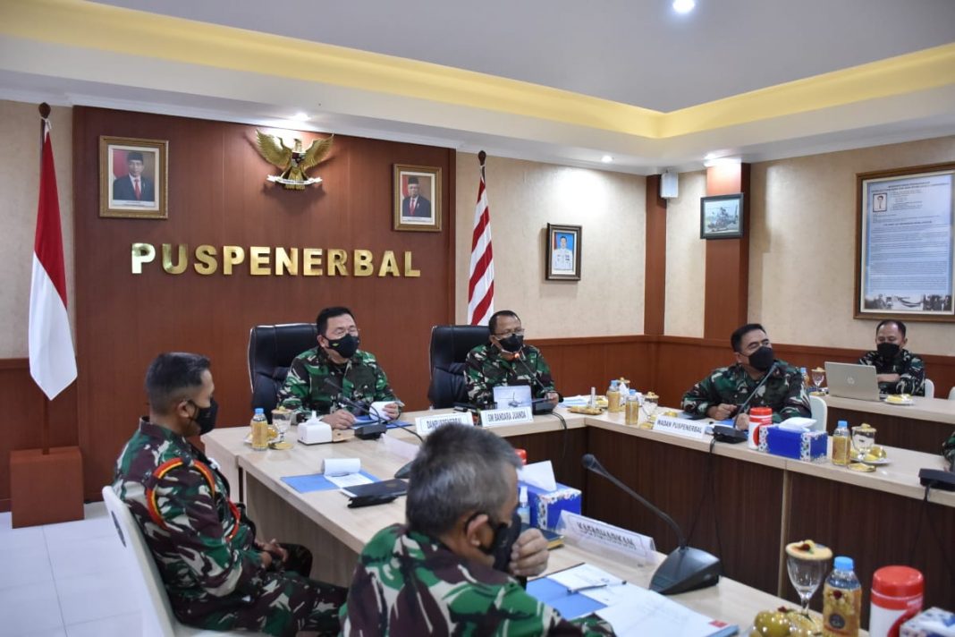 Komandan Puspenerbal Terima Kunjungan Kerja GM Angkasa Pura 1