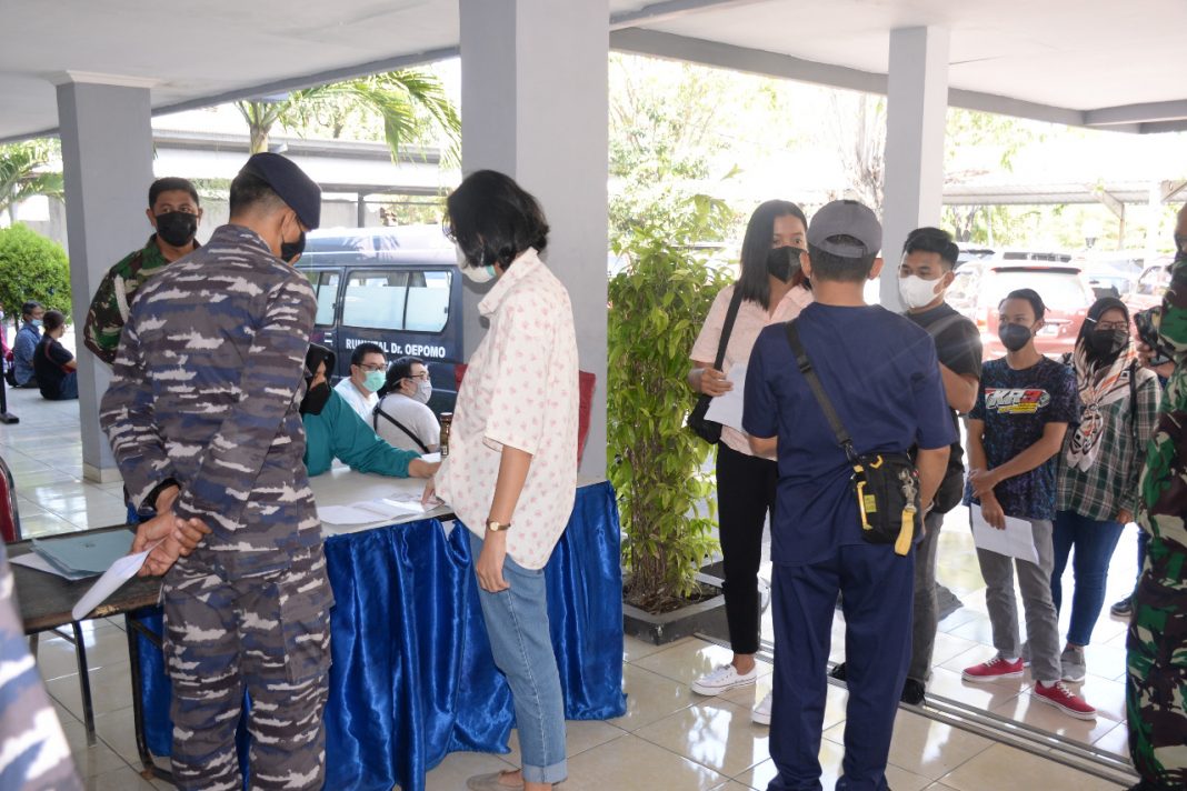 Pangkalan Utama TNI AL V Gelar Serbuan Vaksinasi Covid-19, Peranan Babinpotmar Penting