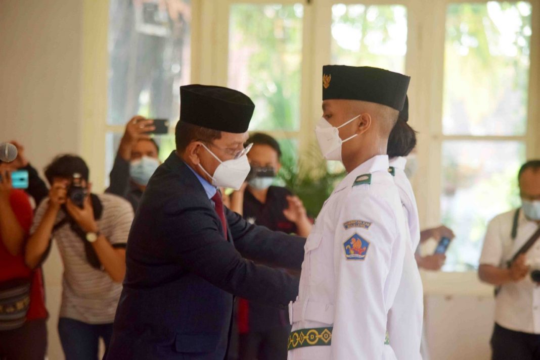 Sembilan Orang Paskibraka Buleleng Dikukuhkan