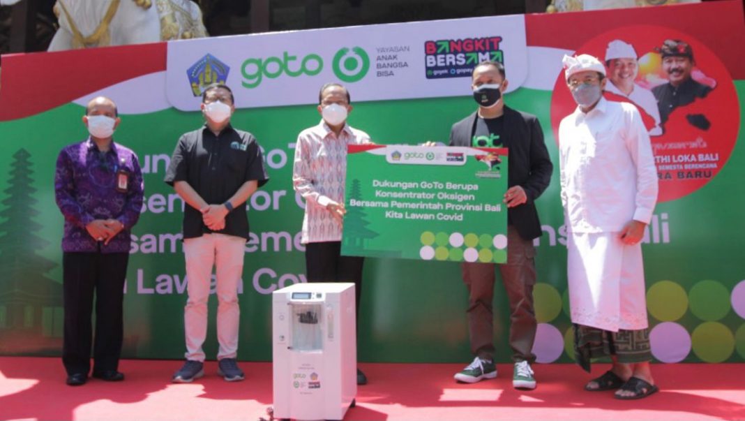 Bali Dapat Sumbangan 70 Konsentrator Oksigen dari Gojek