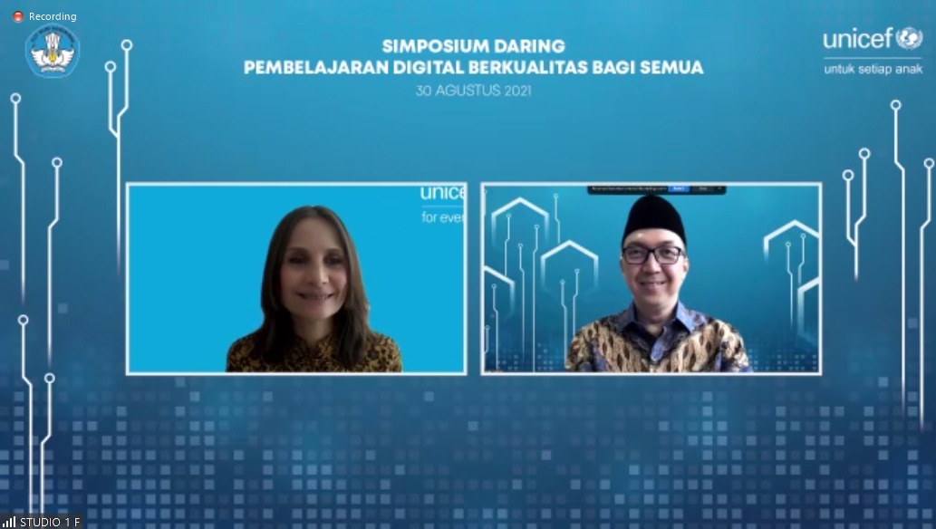 Kemendikbudristek Bersama UNICEF Gelar Simposium Pembelajaran Digital yang Berkualitas Bagi Semua