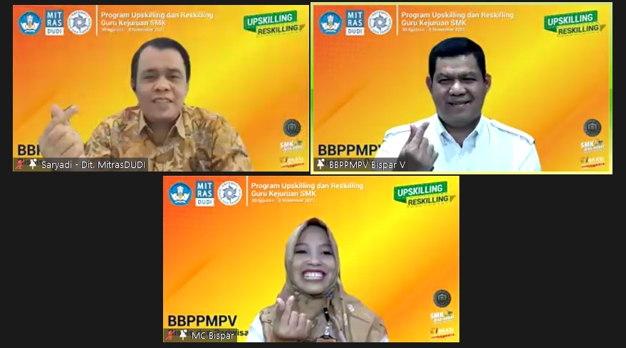 Tingkatkan Kualitas dan Kompetensi Guru Kejuruan Melalui Program Upskilling dan Reskilling Bidang Bisnis dan Pariwisata