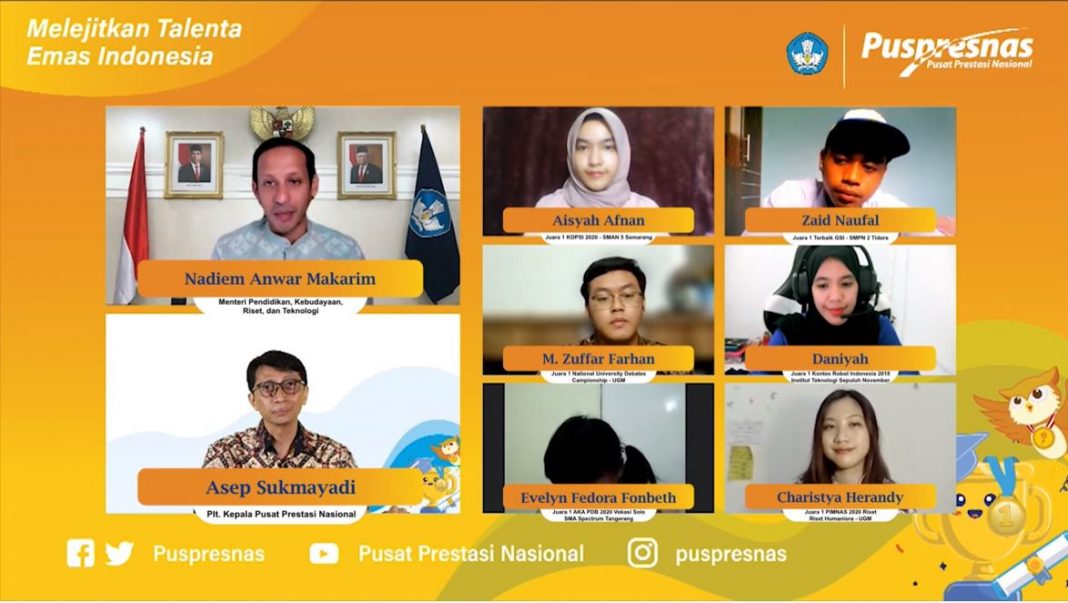 Menggali Inspirasi, Mendikbudristek Ajak Bincang Enam Siswa Berprestasi
