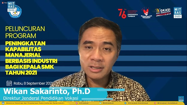 Kemendikbudristek Luncurkan Program Peningkatan Kapabilitas Manajerial Berbasis Industri bagi Kepala SMK